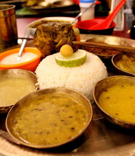 Try an Assamese Thali