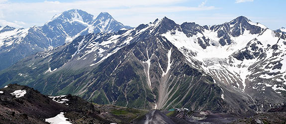 Hike in the Caucasus Mountains