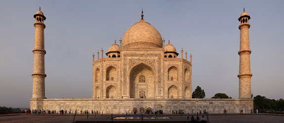 Sunrise at Taj Mahal